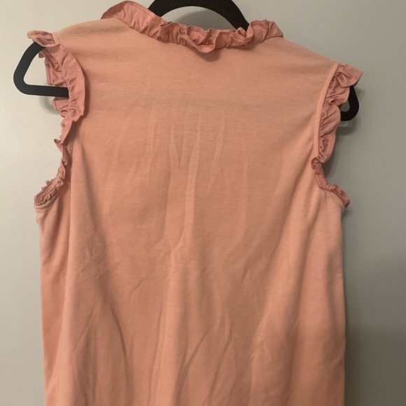 Gibson Look Pink Sleeveless Top Medium - Picture 3 of 5